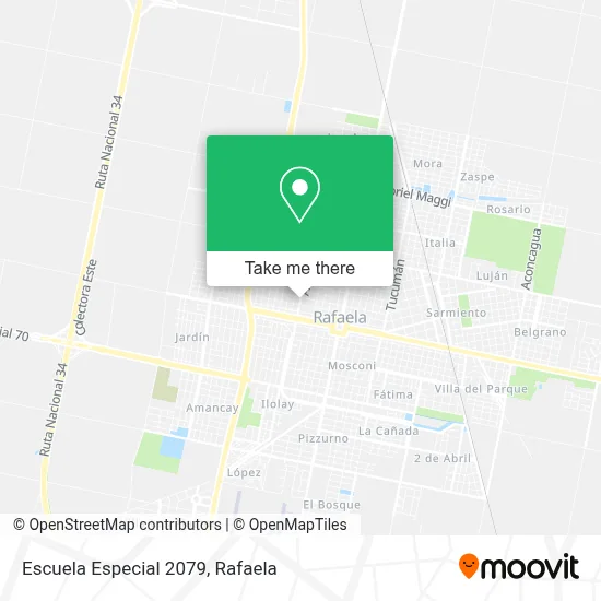 Escuela Especial 2079 map