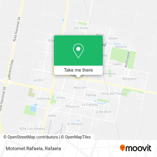 Motomel.Rafaela map