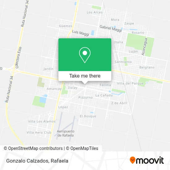Gonzalo Calzados map