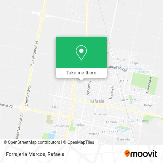 Forrajeria Marcos map