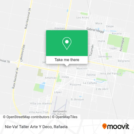 Nie-Va! Taller Arte Y Deco map