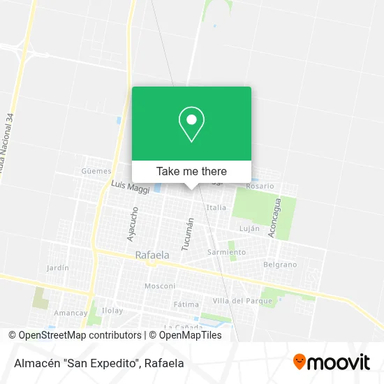 Almacén "San Expedito" map
