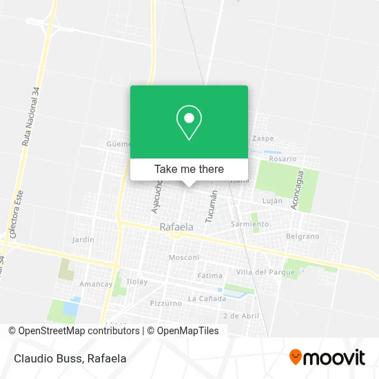 Claudio Buss map