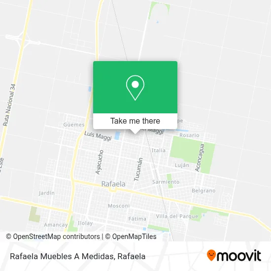 Rafaela Muebles A Medidas map