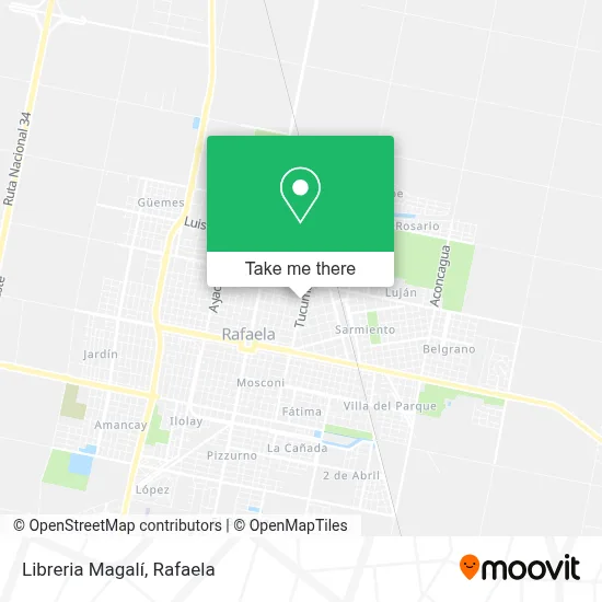 Libreria Magalí map
