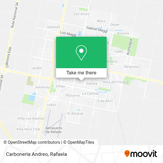 Carboneria Andreo map