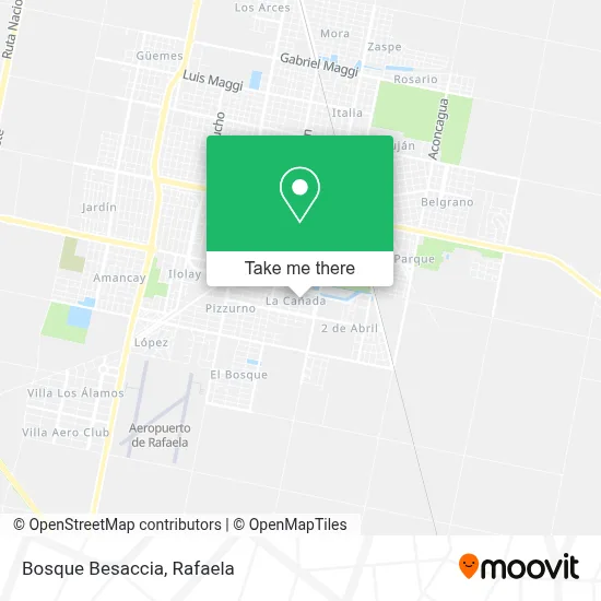 Bosque Besaccia map