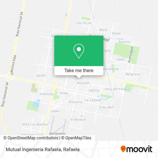 Mutual Ingeniería Rafaela map