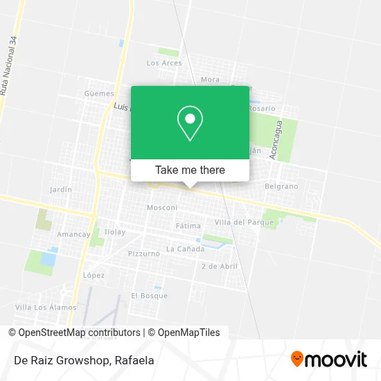 De Raiz Growshop map
