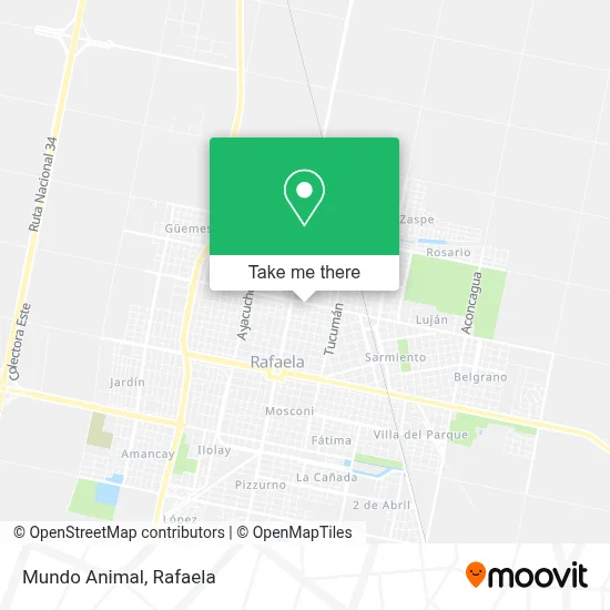 Mundo Animal map