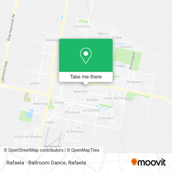 Rafaela - Ballroom Dance map