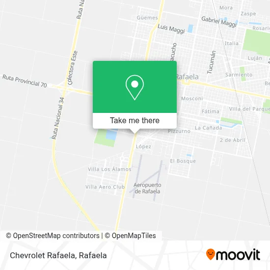 Chevrolet Rafaela map