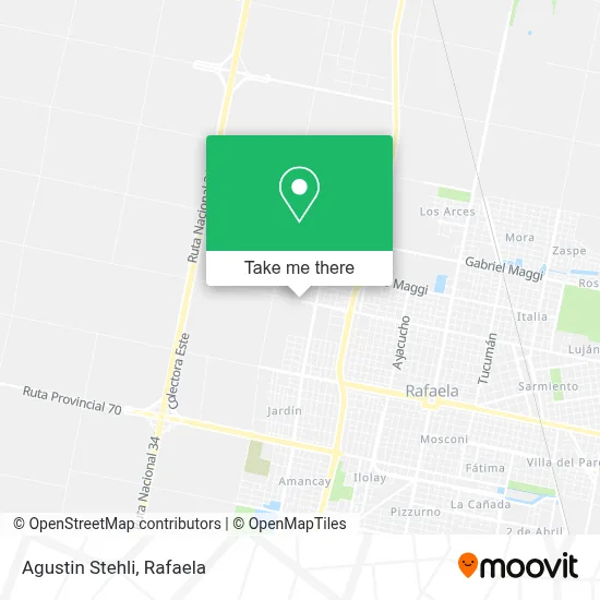 Agustin Stehli map