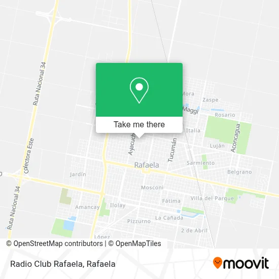 Radio Club Rafaela map