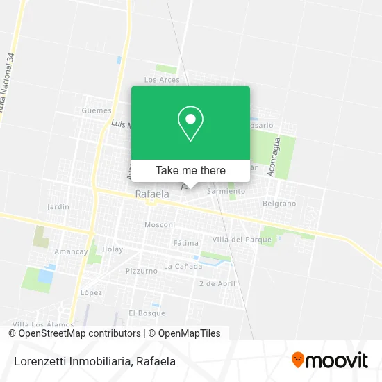 Lorenzetti Inmobiliaria map
