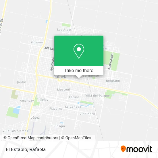 El Establo map