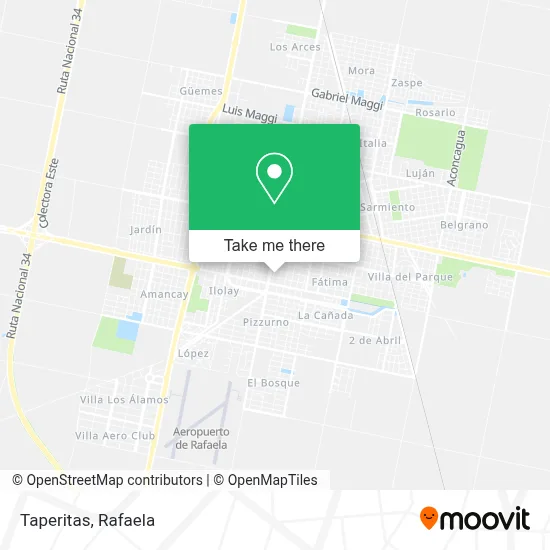 Taperitas map