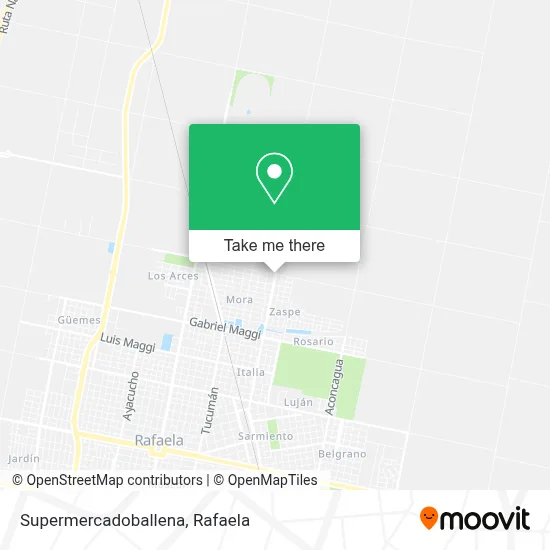 Supermercadoballena map