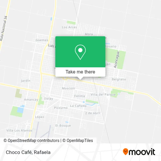 Choco Café map