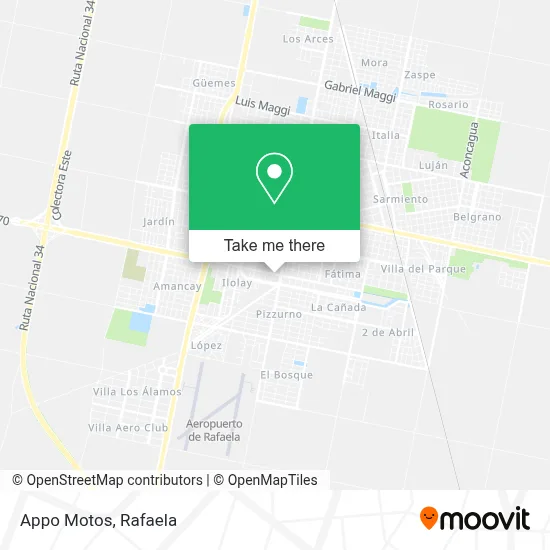 Appo Motos map