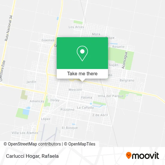 Carlucci Hogar map