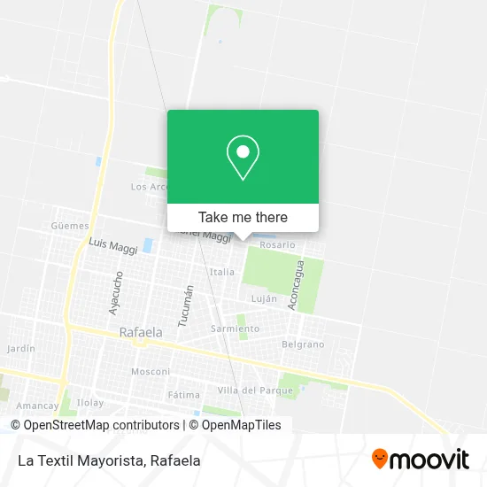 La Textil Mayorista map