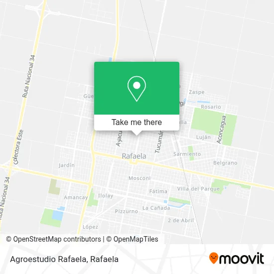 Agroestudio Rafaela map