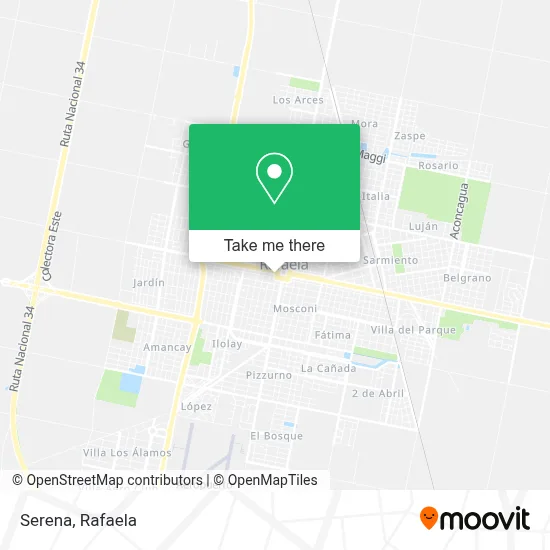 Serena map