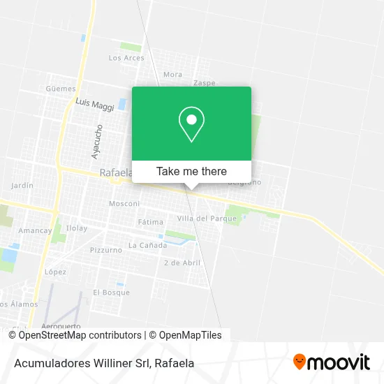 Acumuladores Williner Srl map