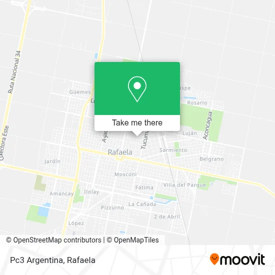 Pc3 Argentina map
