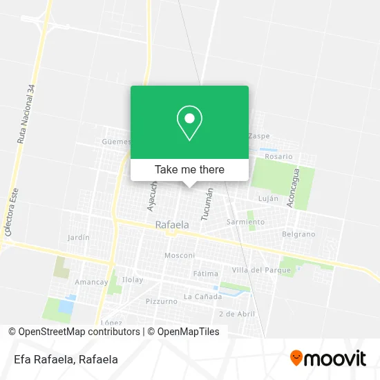 Efa Rafaela map