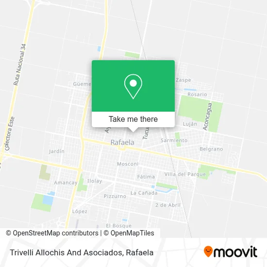 Trivelli Allochis And Asociados map