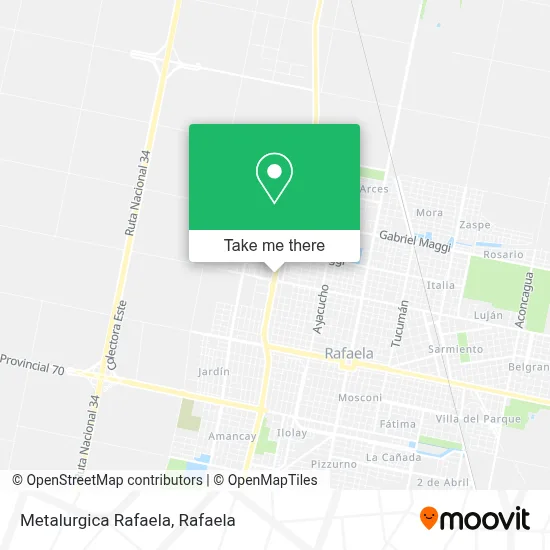 Metalurgica Rafaela map