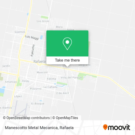 Manescotto Metal Mecanica map
