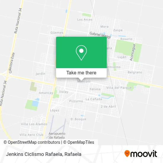 Jenkins Ciclismo Rafaela map