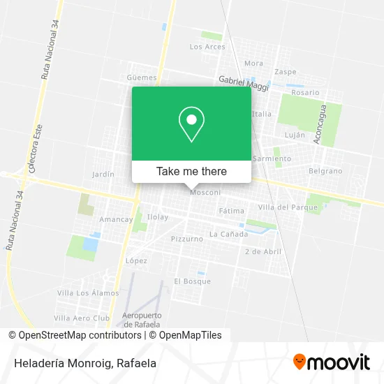 Heladería Monroig map