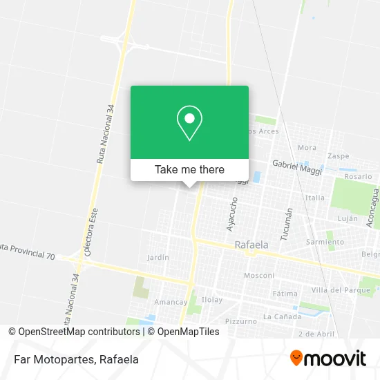 Far Motopartes map