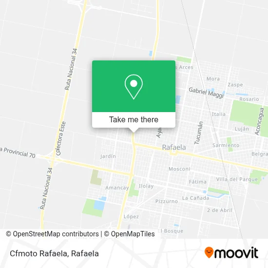 Cfmoto Rafaela map