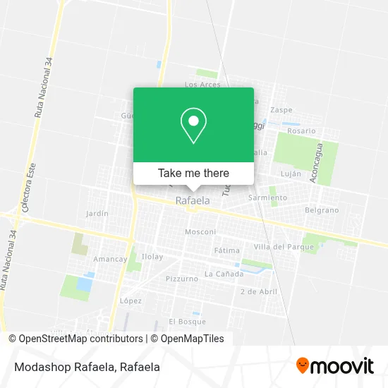 Modashop Rafaela map