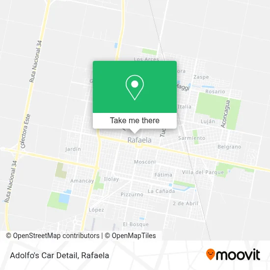 Adolfo's Car Detail map
