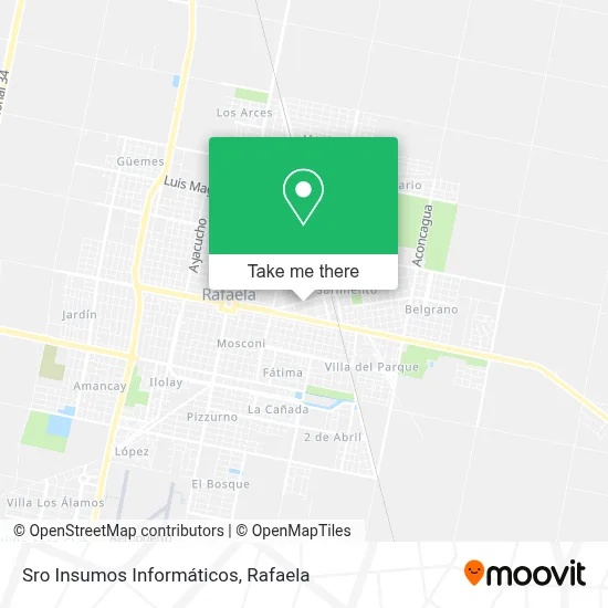Sro Insumos Informáticos map