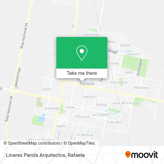 Linares Parola Arquitectos map