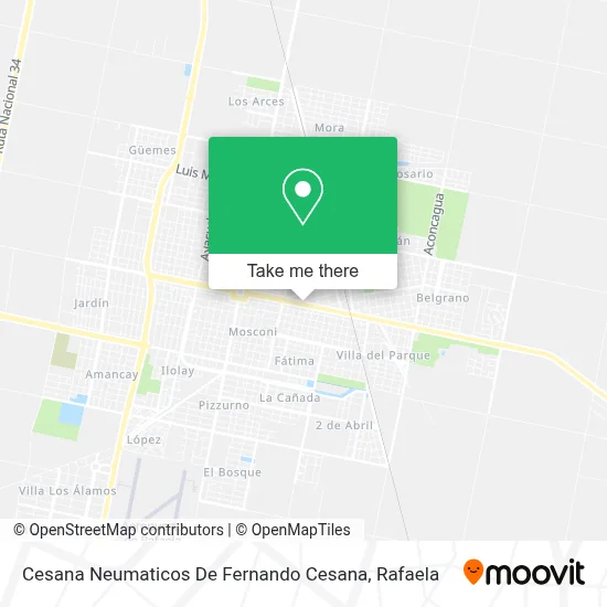 Cesana Neumaticos De Fernando Cesana map