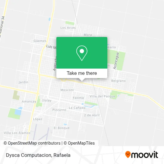 Dysca Computacion map
