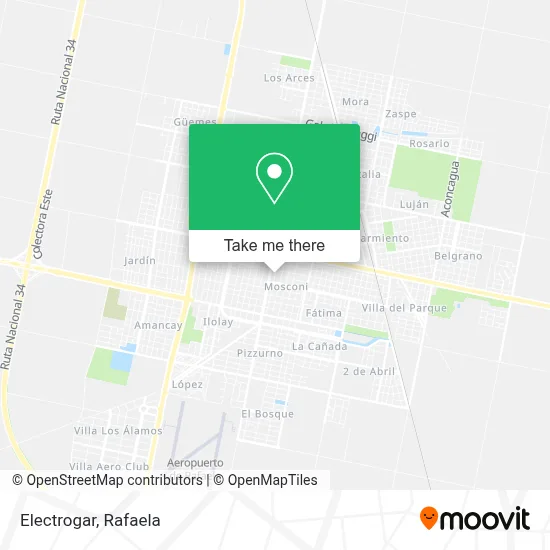 Electrogar map