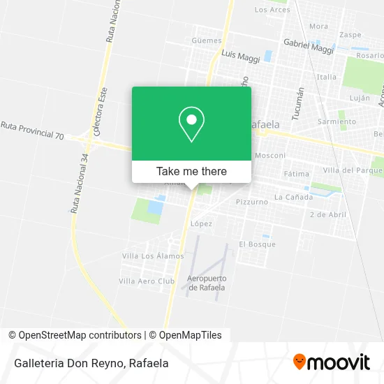 Galleteria Don Reyno map