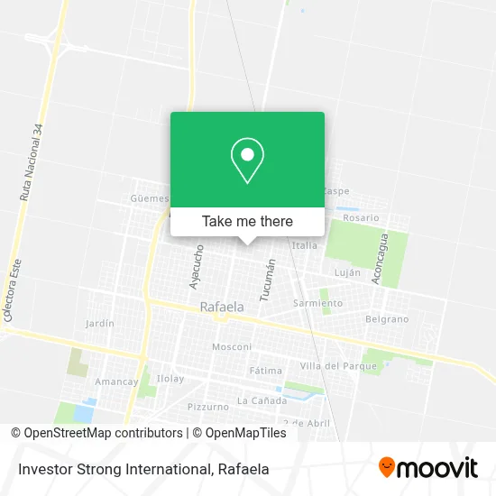 Investor Strong International map