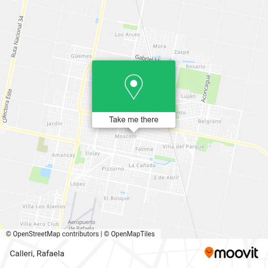 Calleri map
