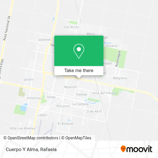 Cuerpo Y Alma map