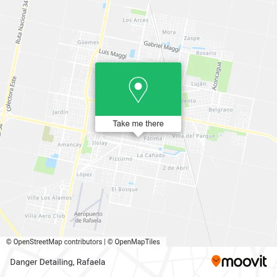 Danger Detailing map
